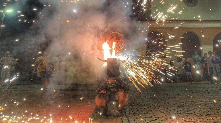 Programa de fiestas de La Rigada 2023 (Muskiz) Toro de fuego en fiestas de La Rigada