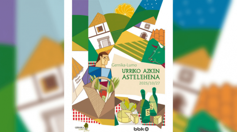 Feria Último Lunes de Octubre en Gernika 2025 Cartel Último Lunes de Octubre Gernika copia