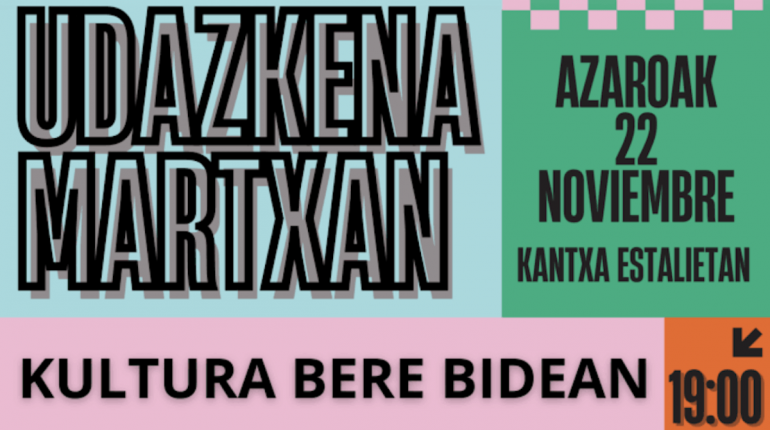 Programa Udazkena Martxan en Derio 2025 Programa Udazkena Martxan en Derio 2025
