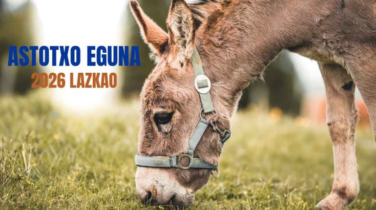 Programa Astotxo Eguna en Lazkao 2026