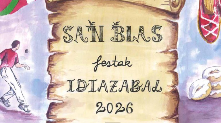 Programa Fiestas de San Blas en Idiazabal 2026 Programa Fiestas de San Blas en Idiazabal 2026