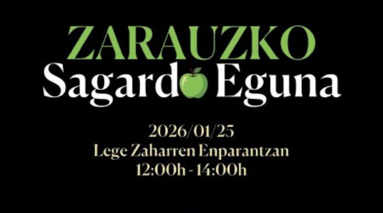 Programa Sagardo Eguna en Zarautz 2026