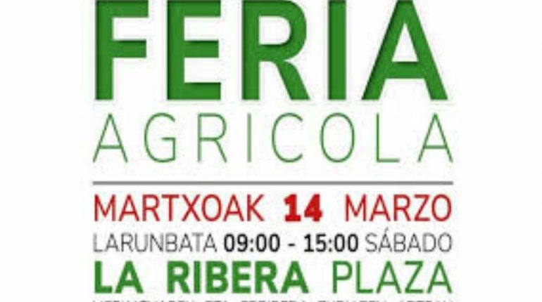 Programa Feria Agrícola de Marzo en Bilbao 2026