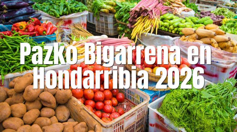 Programa Pazko Bigarrena en Hondarribia 2026