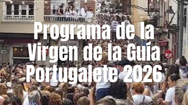 Programa de la Virgen de La Guía en Portugalete 2026
