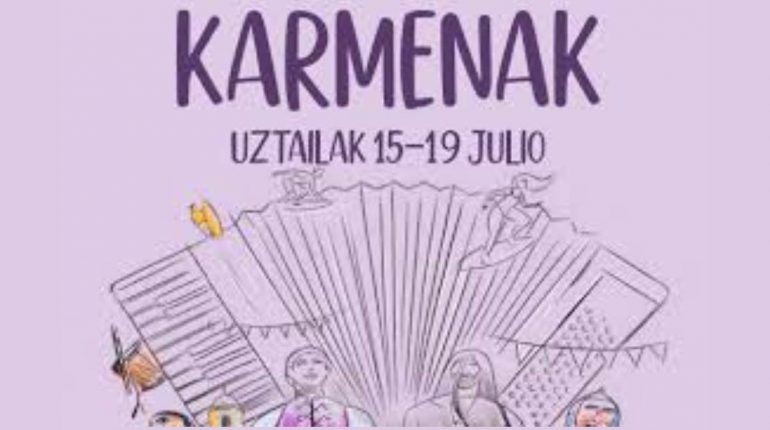 Programa Fiestas de El Carmen en Larrabasterra (Sopelana) 2026