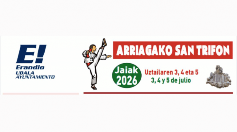 Programa Fiestas de San Trifón en Erandio 2026 Programa Fiestas de San Trifón en Erandio 2026