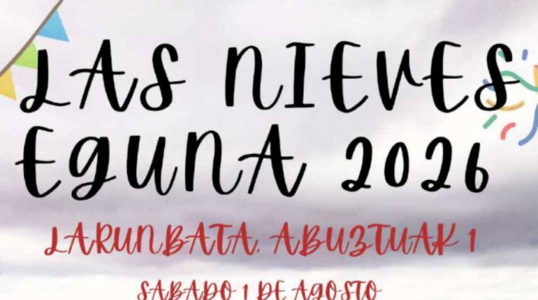 Programa de Las Nieves Eguna en Abanto-Zierbena 2026