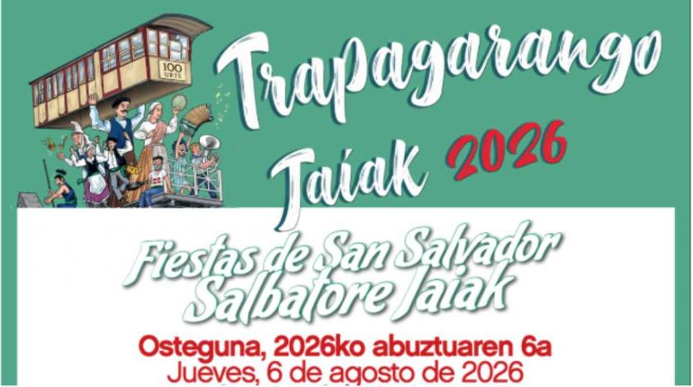 Programa de las Fiestas de San Salvador en Trapagaran 2026 Fiestas de San Salvador en Trapagaran 2026
